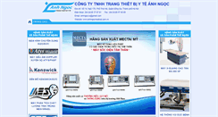 Desktop Screenshot of anhngocmedical.com.vn